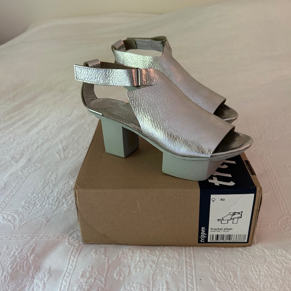 Trippen shoes Fractal silver 40